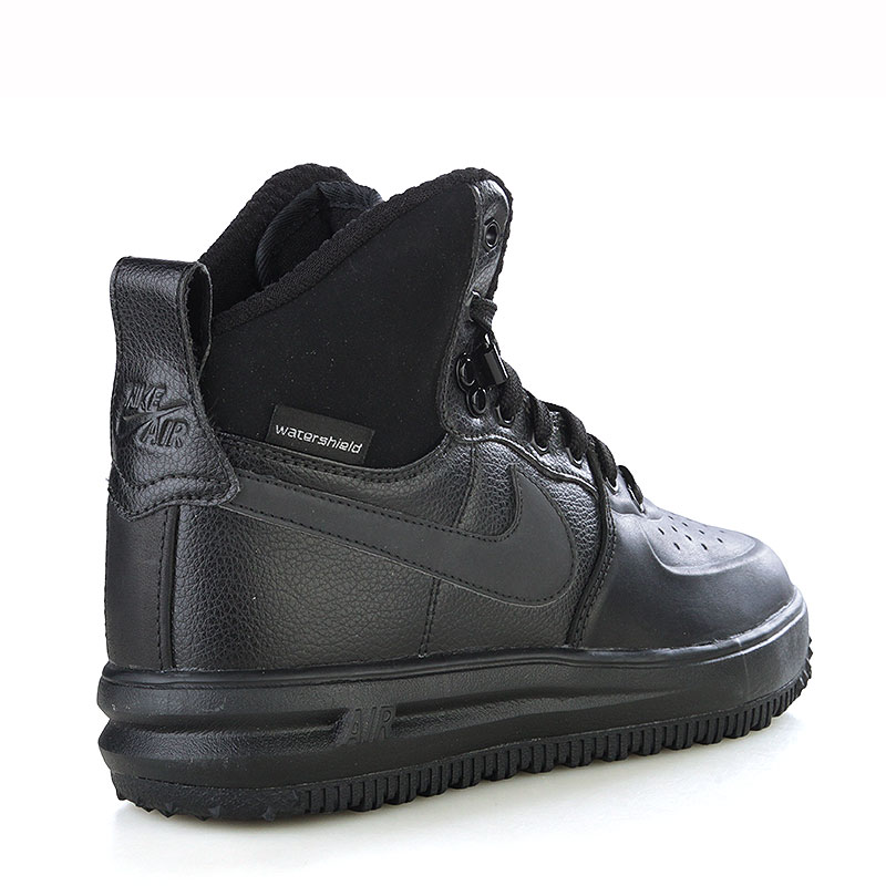 детские черные ботинки Nike Lunar Force 1 Sneakerboot GS 706803-002 - цена, описание, фото 2